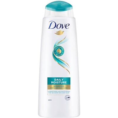 Dove Nutritive Solutions Daily Moisture verzorgt glad haar dat tot 10 keer beter bestand is tegen dagelijkse beschadiging* Shampoo voor droog haar, 400 ml Dove Nutritive Solutions Daily Moisture verzorgt glad haar dat tot 10 keer beter bestand is tegen dagelijkse beschadiging* Shampoo voor droog haar, 400 ml