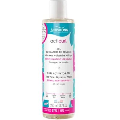 Activilong Acticurl Aloe Vera Glycerine Pitaya Definiërend serum voor golvend en krullend haar, 260 ml Activilong Acticurl Aloe Vera Glycerine Pitaya Definiërend serum voor golvend en krullend haar, 260 ml