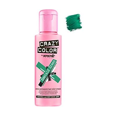 Crazy Color Emerald Green 5 Haarkleuring, semi-permanent Crazy Color Emerald Green 5 Haarkleuring, semi-permanent