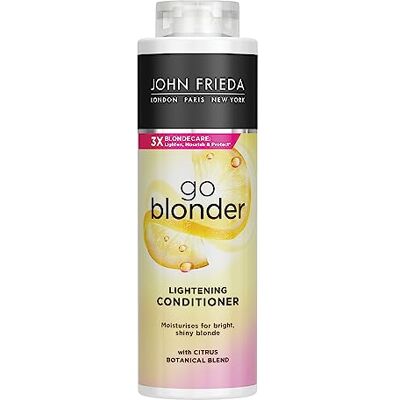 John Frieda Sheer Blonde Go Blonder Lightening Conditioner voor blond haar 500 Milliliter Licht Blonde Haren Geleidelijk Op John Frieda Sheer Blonde Go Blonder Lightening Conditioner voor blond haar 500 Milliliter Licht Blonde Haren Geleidelijk Op