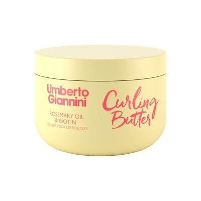 Umberto Giannini Strong Curls Krulboter met rozemarijnolie voor krullend, krullend en golvend haar, bevat biotine, sulfaatvrij en veganistisch Umberto Giannini Strong Curls Krulboter met rozemarijnolie voor krullend, krullend en golvend haar, bevat biotine, sulfaatvrij en veganistisch