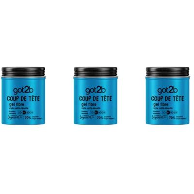 Got2B Schwarzkopf – stylinggel voor haar – styling voor herenhaar – hoofdslag – vezelgel – normale fixatie – rommelige styling – pot 100 ml (3 stuks) Got2B Schwarzkopf – stylinggel voor haar – styling voor herenhaar – hoofdslag – vezelgel – normale fixatie – rommelige styling – pot 100 ml (3 stuks)