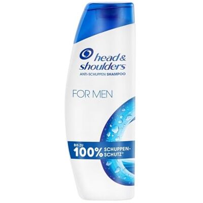 Head & Shoulders For Men Anti-roos shampoo, tot 100% roosbescherming voor haar en hoofdhuid, klinisch getest, dermatologisch getest, 300 ml Head & Shoulders For Men Anti-roos shampoo, tot 100% roosbescherming voor haar en hoofdhuid, klinisch getest, dermatologisch getest, 300 ml