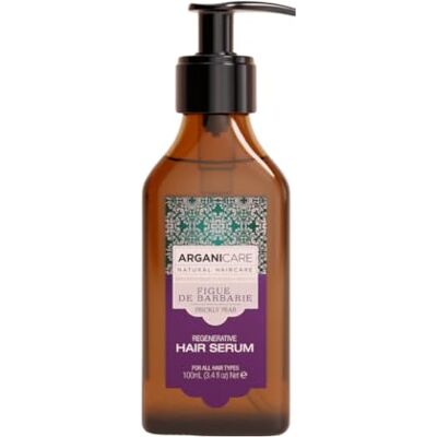 Arganicare Haarserum met barbarievig en arganolie, 100 ml, voeding en bescherming voor droog en dof haar, intensieve glans, anti-breuk, anti-gespleten punten, lichte textuur Arganicare Haarserum met barbarievig en arganolie, 100 ml, voeding en bescherming voor droog en dof haar, intensieve glans, anti-breuk, anti-gespleten punten, lichte textuur