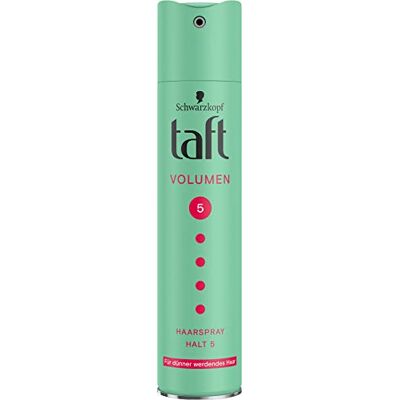 TAFT Haarstyling volume en houvast 5 (250 ml), styling spray geeft volume en grip voor fijn haar, siliconenvrije haarspray voor maximaal 24 uur houvast TAFT Haarstyling volume en houvast 5 (250 ml), styling spray geeft volume en grip voor fijn haar, siliconenvrije haarspray voor maximaal 24 uur houvast