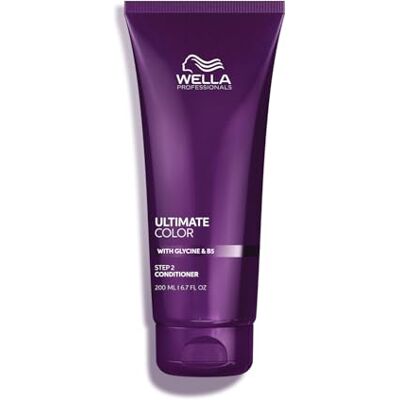 WELLA Professionals Ultimate Color Step 2 Conditioner, professionele hydraterende conditioner voor gekleurd haar, kleurglans en anti-porositeit, 200 ml WELLA Professionals Ultimate Color Step 2 Conditioner, professionele hydraterende conditioner voor gekleurd haar, kleurglans en anti-porositeit, 200 ml
