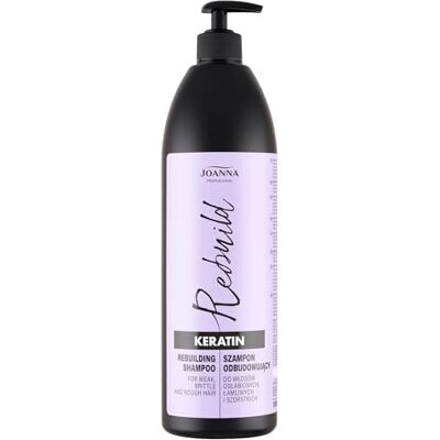 Joanna Professionele keratine shampoo voor broos haar, innovatief complex met werkzame stoffen voor actieve haargroei, professioneel keratineproduct tegen Joanna Professionele keratine shampoo voor broos haar, innovatief complex met werkzame stoffen voor actieve haargroei, professioneel keratineproduct tegen