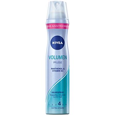 NIVEA Extra sterke haarverzorgingsspray (250 ml) met panthenol en vitamine B3, haarspray voor flexibele styling met 24 uur houvast NIVEA Extra sterke haarverzorgingsspray (250 ml) met panthenol en vitamine B3, haarspray voor flexibele styling met 24 uur houvast