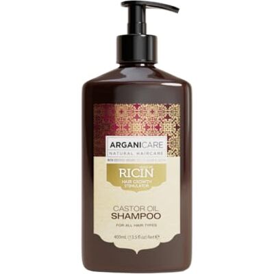 Arganicare Castor Oil Shampoo, haargroeistimulator met gecertificeerde organische argan- en castoroliën. 400 ml Arganicare Castor Oil Shampoo, haargroeistimulator met gecertificeerde organische argan- en castoroliën. 400 ml