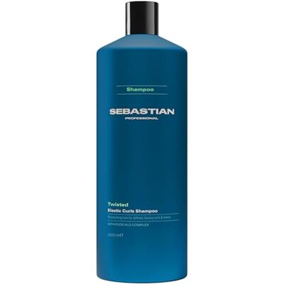 Professional Sebastian Sebastian Professional Twisted Shampoo voor krullend haar hydrateert het haar en controleert kroezen, voor zachte en gedefinieerde krullen en golven, 1000 ml Professional Sebastian Sebastian Professional Twisted Shampoo voor krullend haar hydrateert het haar en controleert kroezen, voor zachte en gedefinieerde krullen en golven, 1000 ml