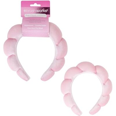 Brushworks Roze wolk haarband Brushworks Roze wolk haarband