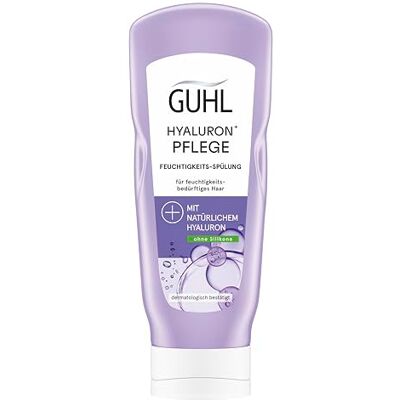 Guhl Hyaluron+ vochtinbrengende conditioner, volume: 200 ml, haartype: vocht nodig, met natuurlijk hyaluronzuur, siliconenvrij Guhl Hyaluron+ vochtinbrengende conditioner, volume: 200 ml, haartype: vocht nodig, met natuurlijk hyaluronzuur, siliconenvrij