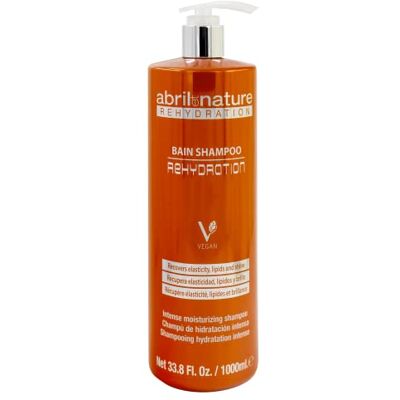 abril et nature Rehydration Max Hydratation Shampoo voor droog haar Herstelt natuurlijke lipiden Herstelt flexibiliteit en gezonde uitstraling Professionele kappersbehandeling 1000 ml abril et nature Rehydration Max Hydratation Shampoo voor droog haar Herstelt natuurlijke lipiden Herstelt flexibiliteit en gezonde uitstraling Professionele kappersbehandeling 1000 ml