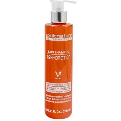abril et nature Rehydration Max Hydratation Shampoo voor droog haar Herstelt natuurlijke lipiden Herstelt flexibiliteit en gezonde uitstraling Professionele kappersbehandeling 250 ml abril et nature Rehydration Max Hydratation Shampoo voor droog haar Herstelt natuurlijke lipiden Herstelt flexibiliteit en gezonde uitstraling Professionele kappersbehandeling 250 ml