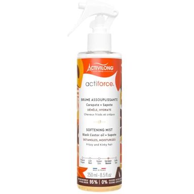 Activilong Actiforce wasverzachter – krullend en kroeshaar – verzacht, ontwart, hydrateert – 95% natuurlijke ingrediënten – Made in France – 250 ml Activilong Actiforce wasverzachter – krullend en kroeshaar – verzacht, ontwart, hydrateert – 95% natuurlijke ingrediënten – Made in France – 250 ml