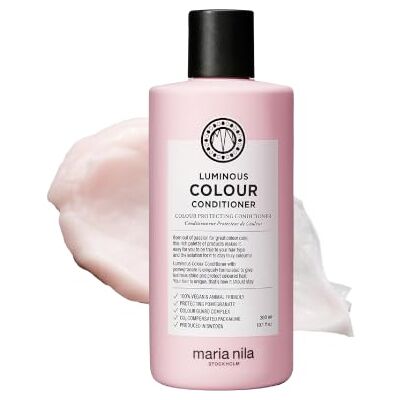Maria Nila Luminous Colour, Conditioner 300 ml, Vermindert kleurverlies door wassen, Granaatappel tegen uitdroging, 100% Vegan & Sulfaat-/Parabenvrij Maria Nila Luminous Colour, Conditioner 300 ml, Vermindert kleurverlies door wassen, Granaatappel tegen uitdroging, 100% Vegan & Sulfaat-/Parabenvrij