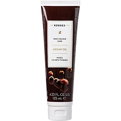 KORRES Argan Oil Voedend masker met biologische arganolie, sheaboter en tarwe-eiwitten, ideaal voor gekleurd haar, veganistisch, 125 ml KORRES Argan Oil Voedend masker met biologische arganolie, sheaboter en tarwe-eiwitten, ideaal voor gekleurd haar, veganistisch, 125 ml