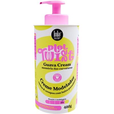 Lola Cosmetics Plot Twist modellerende crème guave – superieure definitie – voedt en hydrateert – lichte textuur – zonder parabenen en siliconen – 480 g – geschikte krulmethode Lola Cosmetics Plot Twist modellerende crème guave – superieure definitie – voedt en hydrateert – lichte textuur – zonder parabenen en siliconen – 480 g – geschikte krulmethode