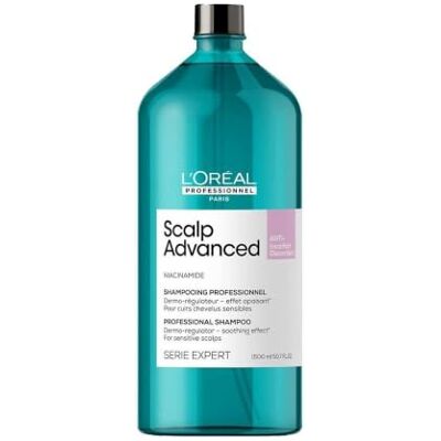 L'Oréal Professionnel Paris L'OREAL Scalp Advanced Anti-Discomfort Dermo-Regulator Shampoo, 1500 ml L'Oréal Professionnel Paris L'OREAL Scalp Advanced Anti-Discomfort Dermo-Regulator Shampoo, 1500 ml