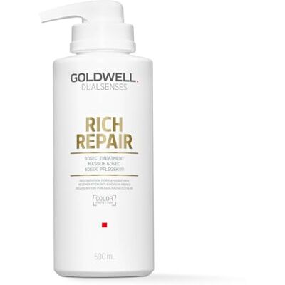 Goldwell Dualsenses Rich Repair 60Sec Behandeling, 500 ml Goldwell Dualsenses Rich Repair 60Sec Behandeling, 500 ml