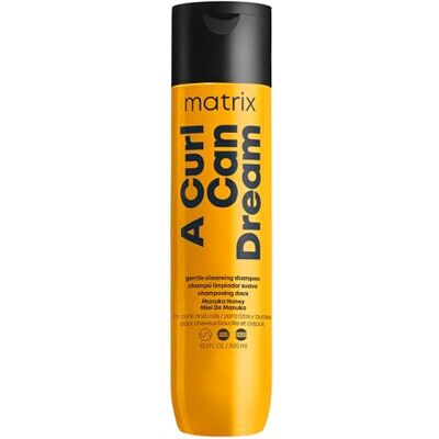 Matrix Shampoo voor krullend en krullend haar, zachte reiniging, met manuka-honingextract, om ophopingen te verwijderen, volledige resultaten die een krul kan dromen, 300 ml Matrix Shampoo voor krullend en krullend haar, zachte reiniging, met manuka-honingextract, om ophopingen te verwijderen, volledige resultaten die een krul kan dromen, 300 ml