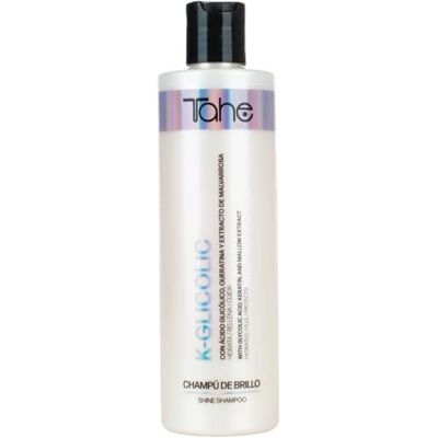 Tahe K-Glicolic Exfoliërende en revitaliserende glansshampoo, ideaal voor alle haartypes (300 ml) Tahe K-Glicolic Exfoliërende en revitaliserende glansshampoo, ideaal voor alle haartypes (300 ml)