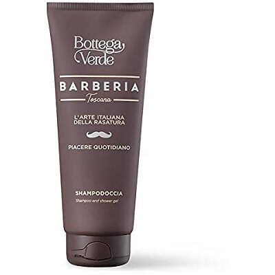 Bottega Verde , Barberia Toscana doucheshampoo (200 ml) voor huid en haar Bottega Verde , Barberia Toscana doucheshampoo (200 ml) voor huid en haar