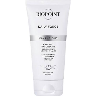 BIOPOINT Daily Force Balsamo multifunctioneel haar, veelvuldig, ontkalker en versterking, bescherming en zachtheid, 150 ml BIOPOINT Daily Force Balsamo multifunctioneel haar, veelvuldig, ontkalker en versterking, bescherming en zachtheid, 150 ml