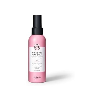 Maria Nila Quick Dry Heat Spray, 150 ml, beschermt het haar tegen hitte en vermindert de droogtijd, 100% veganistisch en sulfaatvrij/parabenen Maria Nila Quick Dry Heat Spray, 150 ml, beschermt het haar tegen hitte en vermindert de droogtijd, 100% veganistisch en sulfaatvrij/parabenen