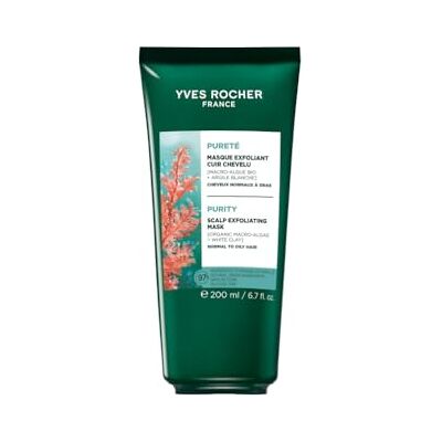 Yves Rocher Hoofdhuidmasker, peeling, reinigend, haarmasker, 200 ml Yves Rocher Hoofdhuidmasker, peeling, reinigend, haarmasker, 200 ml