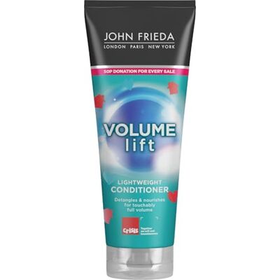 John Frieda Volume Lift Conditioner voor Fijn, Futloos Haar 250 Milliliter Voor Veerkracht en Volume, Zonder Het Te Verzwaren John Frieda Volume Lift Conditioner voor Fijn, Futloos Haar 250 Milliliter Voor Veerkracht en Volume, Zonder Het Te Verzwaren