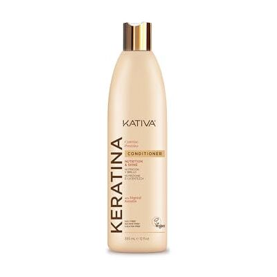 KATIVA Keratine Balsem 335 ml Weergave zachtheid en glans Haarspoeling met gehydrolyseerde keratine en ceramiden beschadigd haar KATIVA Keratine Balsem 335 ml Weergave zachtheid en glans Haarspoeling met gehydrolyseerde keratine en ceramiden beschadigd haar