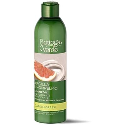 Bottega Verde Klei en grapefruit Balancerende en reinigende shampoo (250 ml) Vet haar Bottega Verde Klei en grapefruit Balancerende en reinigende shampoo (250 ml) Vet haar