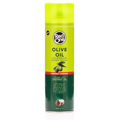 Redone Olive Oil Sheen Spray met olijfolie en kokosolie voor droge hoofdhuid en vlechten, glanzende spray voor afrohaar, 500 ml Redone Olive Oil Sheen Spray met olijfolie en kokosolie voor droge hoofdhuid en vlechten, glanzende spray voor afrohaar, 500 ml