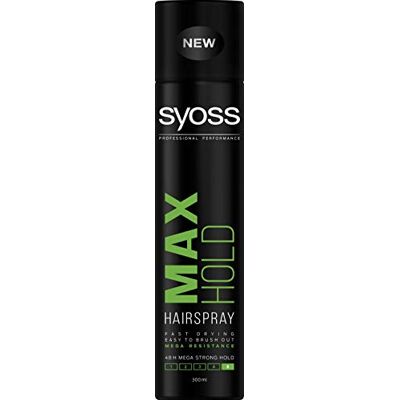 Syoss Max Hold Mega Strong Haarspray, 300 ml Syoss Max Hold Mega Strong Haarspray, 300 ml