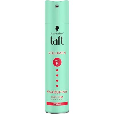 TAFT Schwarzkopf Volume haarspray (250 ml), fixatie 5, voor dun en dunner wordend haar, veganistische formule TAFT Schwarzkopf Volume haarspray (250 ml), fixatie 5, voor dun en dunner wordend haar, veganistische formule