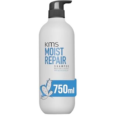 KMS MoistRepair Shampoo voor droog en beschadigd haar, 750 ml, reparatie, hydratatie, bescherming, met gerecyclede cactuspeer, veganistische formule KMS MoistRepair Shampoo voor droog en beschadigd haar, 750 ml, reparatie, hydratatie, bescherming, met gerecyclede cactuspeer, veganistische formule