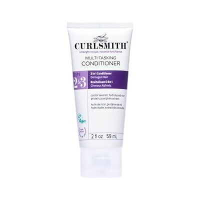 CURLSMITH Multi-Tasking Conditioner 3-in-1 conditioner: afspoelbaar, zonder uitspoelen of diep masker, rijk aan eiwitten, alle soorten krullen, veganistisch CURLSMITH Multi-Tasking Conditioner 3-in-1 conditioner: afspoelbaar, zonder uitspoelen of diep masker, rijk aan eiwitten, alle soorten krullen, veganistisch