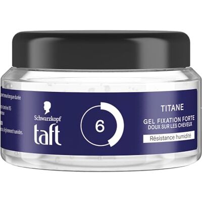 TAFT Schwarzkopf – stylingpotgel – titanium gel – vochtbestendigheid – sterke fixatie – zacht op het haar – langdurige grip – zonder kleverig effect – formule Provitamine B5-250 ml TAFT Schwarzkopf – stylingpotgel – titanium gel – vochtbestendigheid – sterke fixatie – zacht op het haar – langdurige grip – zonder kleverig effect – formule Provitamine B5-250 ml
