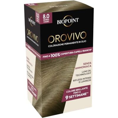 BIOPOINT Orovivo Kleurelixer, oliegeverfd haarset zonder ammoniak, voedende en verhelderende werking, geeft een intense en glanzende kleur, 142 ml BIOPOINT Orovivo Kleurelixer, oliegeverfd haarset zonder ammoniak, voedende en verhelderende werking, geeft een intense en glanzende kleur, 142 ml