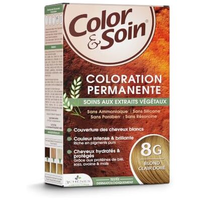 3 Chenes Les 3 Eiken: Color & Care 8G licht goudblond 3 Chenes Les 3 Eiken: Color & Care 8G licht goudblond