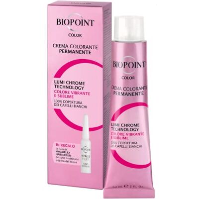 BIOPOINT Crèmeverf Permanent 60 ml + Hyaluplex Hair Serum 3 ml 8,3 lichtblond goud BIOPOINT Crèmeverf Permanent 60 ml + Hyaluplex Hair Serum 3 ml 8,3 lichtblond goud