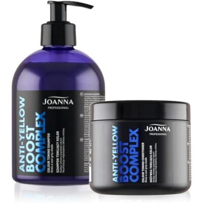 Joanna Professional Boost Anti-Yellow Complex 500 g Shampoo en conditioner voor vrouwen Kleurverbetering Neutralisatie van ongewenste gele tinten Joanna Professional Boost Anti-Yellow Complex 500 g Shampoo en conditioner voor vrouwen Kleurverbetering Neutralisatie van ongewenste gele tinten