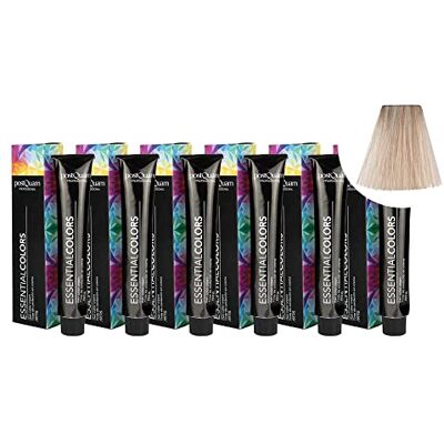 POSTQUAM Professionele haarverf met hoge dekking, 6 stuks, permanente kleuring, 100% dekking van wit haar, garandeert een gelijkmatige en duurzame natuurlijke kleur, meer dan POSTQUAM Professionele haarverf met hoge dekking, 6 stuks, permanente kleuring, 100% dekking van wit haar, garandeert een gelijkmatige en duurzame natuurlijke kleur, meer dan