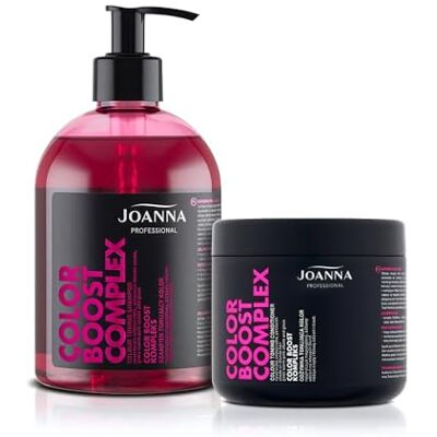Joanna Color Boost Professional Complex Shampoo en conditioner voor vrouwen Kleurverbetering Neutralisatie van ongewenste gele tinten Roze/grijs en warm roze Joanna Color Boost Professional Complex Shampoo en conditioner voor vrouwen Kleurverbetering Neutralisatie van ongewenste gele tinten Roze/grijs en warm roze