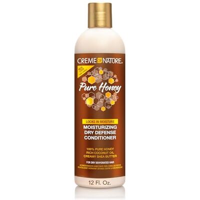 Creme of Nature Pure Honey Voedende conditioner met kokosnoot, sheaboter en honing, voor krullend, kroezig en pluizig haar, sulfaatvrij, fles (355 ml) Creme of Nature Pure Honey Voedende conditioner met kokosnoot, sheaboter en honing, voor krullend, kroezig en pluizig haar, sulfaatvrij, fles (355 ml)