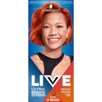 LIVE Schwarzkopf Semi-permanente haarverf, intensieve en krachtige kleur tot 15 wasbeurten, veganistische formule haarkleurcrème voor alle soorten LIVE Schwarzkopf Semi-permanente haarverf, intensieve en krachtige kleur tot 15 wasbeurten, veganistische formule haarkleurcrème voor alle soorten