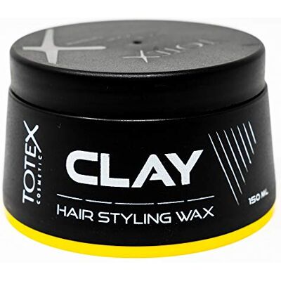 Totex Hair Men Styling Wax voor haar, sterke textuur, natuurlijke rommelige afwerking, definitiepasta voor haar, kokosnootgeur, 150 ml Totex Hair Men Styling Wax voor haar, sterke textuur, natuurlijke rommelige afwerking, definitiepasta voor haar, kokosnootgeur, 150 ml