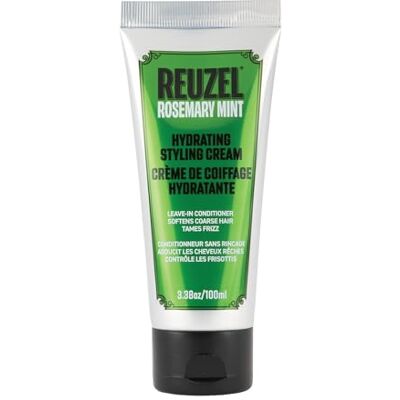 REUZEL Hydraterende stylingcrème voor mannen, lichte crème zonder uitspoelen, voor zachte grip, controle van kroezen, hydratatie, vetvrije afwerking, alle haartypes, 100 ml REUZEL Hydraterende stylingcrème voor mannen, lichte crème zonder uitspoelen, voor zachte grip, controle van kroezen, hydratatie, vetvrije afwerking, alle haartypes, 100 ml