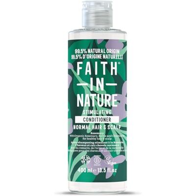 FAITH IN NATURE Natuurlijke conditioner met rozemarijn, balancerend, veganistisch en zonder dierproeven, SLS en parabenen, voor normaal tot vettig haar, 400 ml FAITH IN NATURE Natuurlijke conditioner met rozemarijn, balancerend, veganistisch en zonder dierproeven, SLS en parabenen, voor normaal tot vettig haar, 400 ml